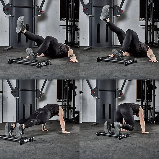 Detalj av Glute Ham Roller 6,5 kg belastbar 200 kg metallramme
