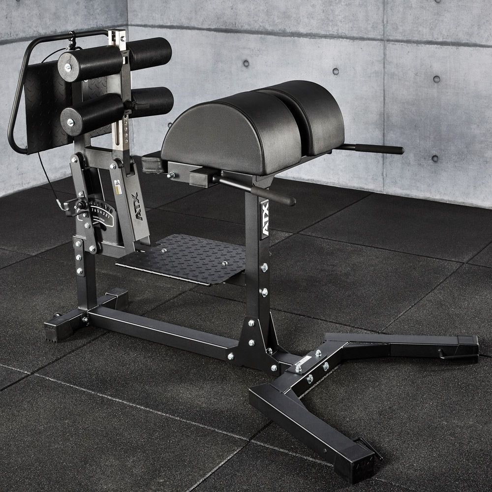Glute ham trainer PRO 98 kg belastning 500 kg EN 20957 bakside