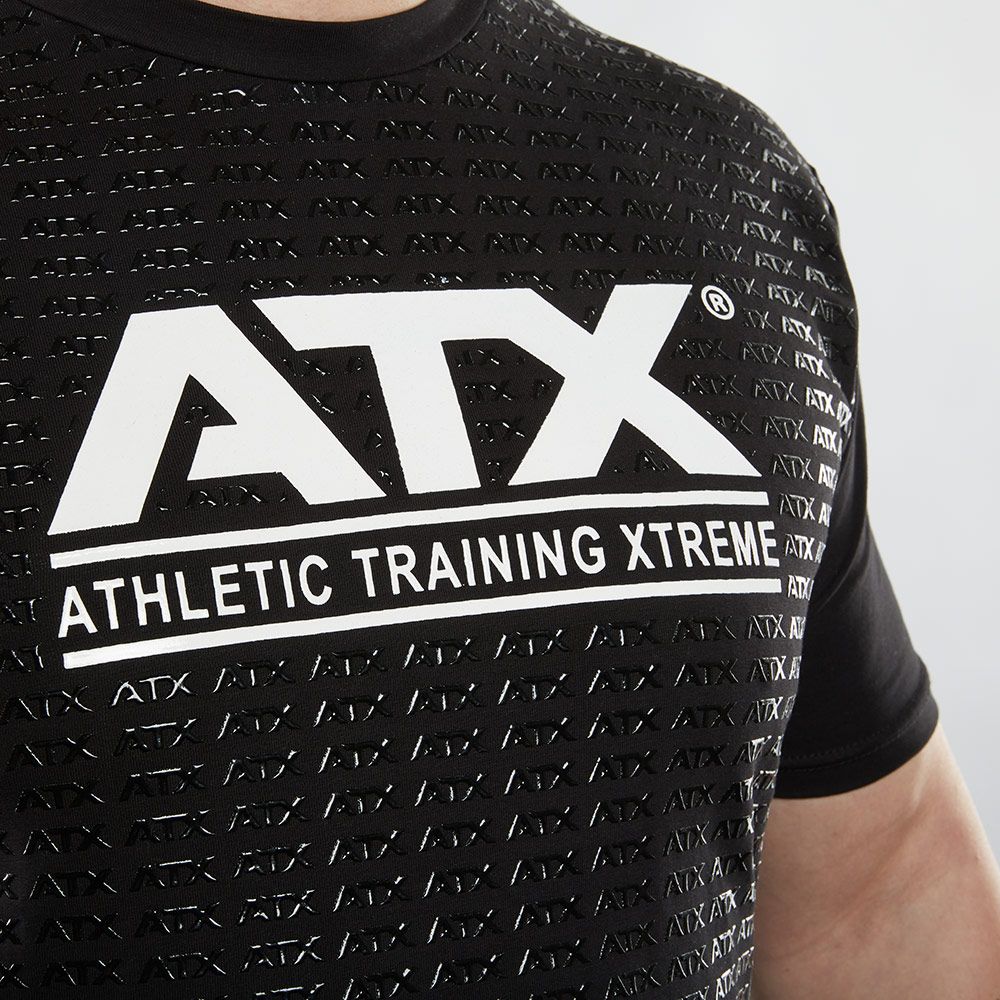 Grip shirt størrelse M-XXL svart bomull/lycra detalj av logo