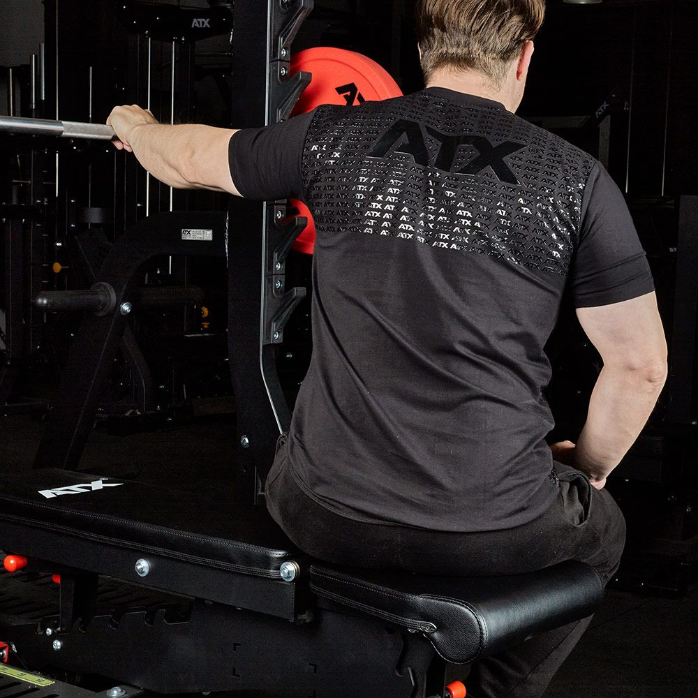 Grip shirt størrelse M-XXL svart bomull/lycra sideprofil