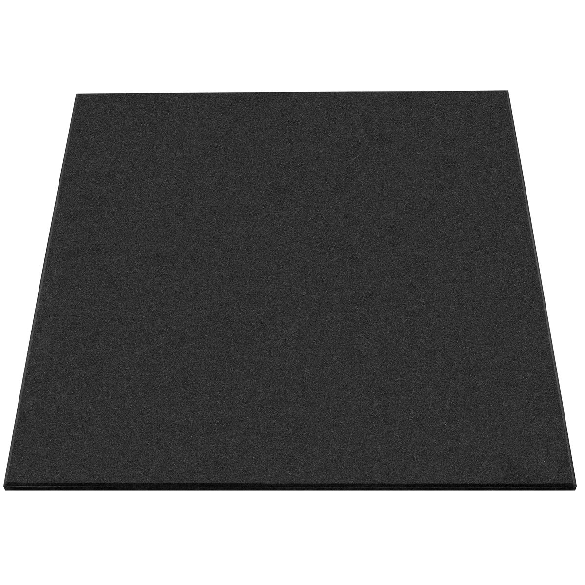 Gulvbeskyttelse med lyddemping 1000 x 1000 x 20 mm ΔLw bakside