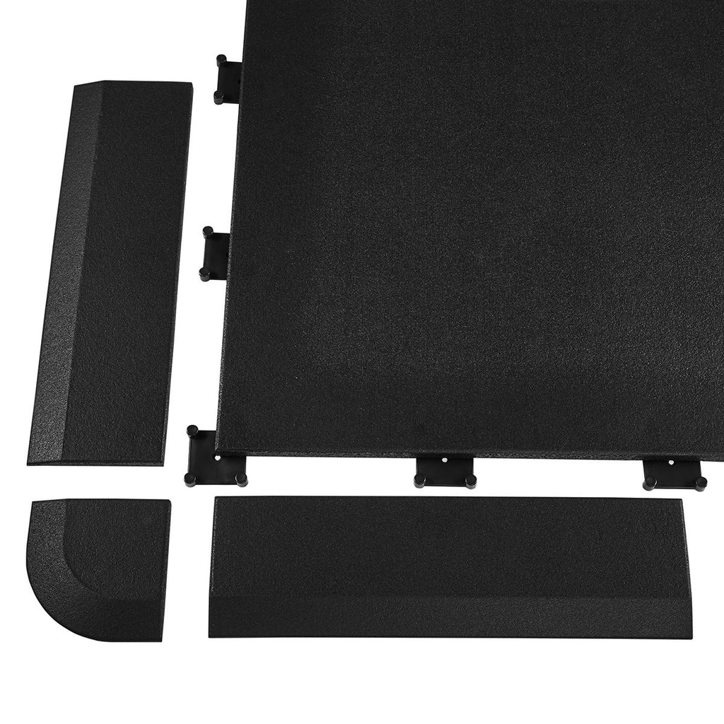 Gulvbeskyttelsesplate CleanFit 1000 x 1000 mm 20 mm tykkelse med vannavvisende overflate