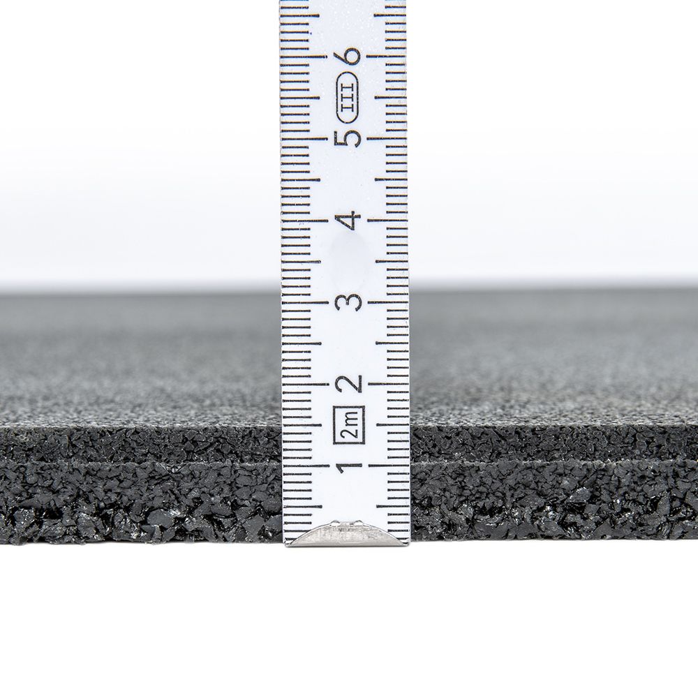 Nærbilde av gulvbeskyttelsesplate ExtraSafe CFL EPDM 100x100 cm