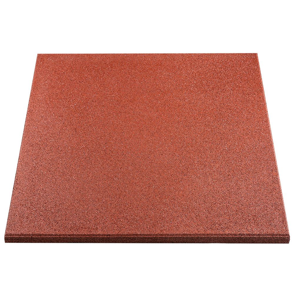 Montert Gulvbeskyttelsesplate gummifliser 100x100 cm 30 mm SBR i treningsrom