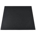 Gulvbeskyttelsesplate gummigranulat fitness 100x100 cm forfra