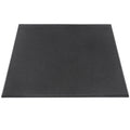 Gulvbeskyttelsesplate gummigranulat ekstra fin 100x100 cm 15 mm forfra