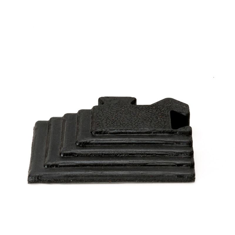 Gulvflis i helgummi 17 mm puzzlesystem hjørneelement foran