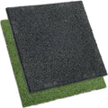 Gummiflis systemplate 50x50 cm 20 mm svart forfra