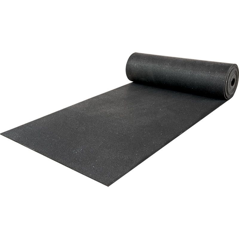 Gummigulv beskyttelsesmatte 8 mm 1 x 5 m rull bakside