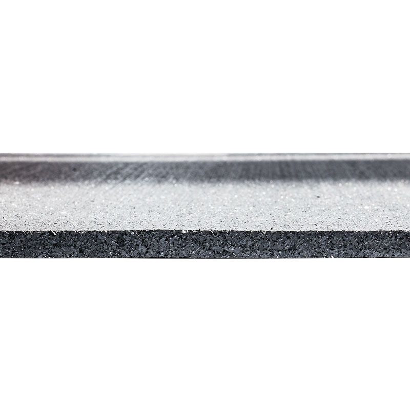Detalj av Gummigulv beskyttelsesmatte 8 mm 1x5 m rull R10 overflate