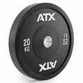 Gym Bumper Plate 20 kg gummi vektskive 50 mm forfra