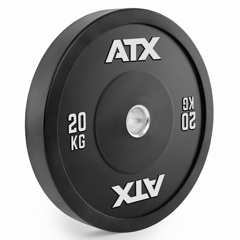 Gym Bumper Plate 20 kg gummi vektskive 50 mm forfra