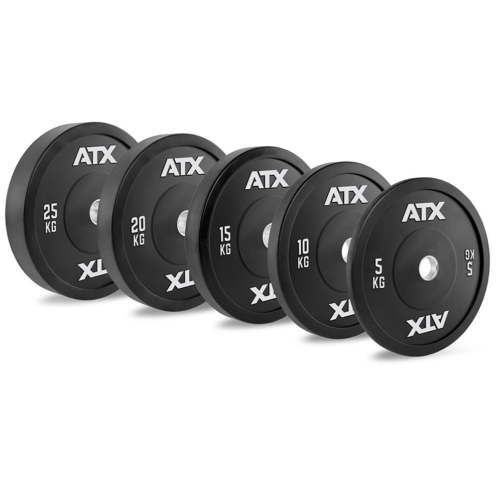 Gym Bumper Plate helgummi 50 mm 10 kg bakside