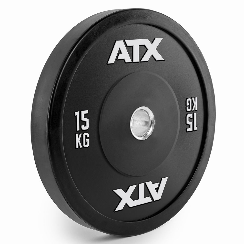 Gym Bumper Plate helgummi 50 mm 20 kg montert