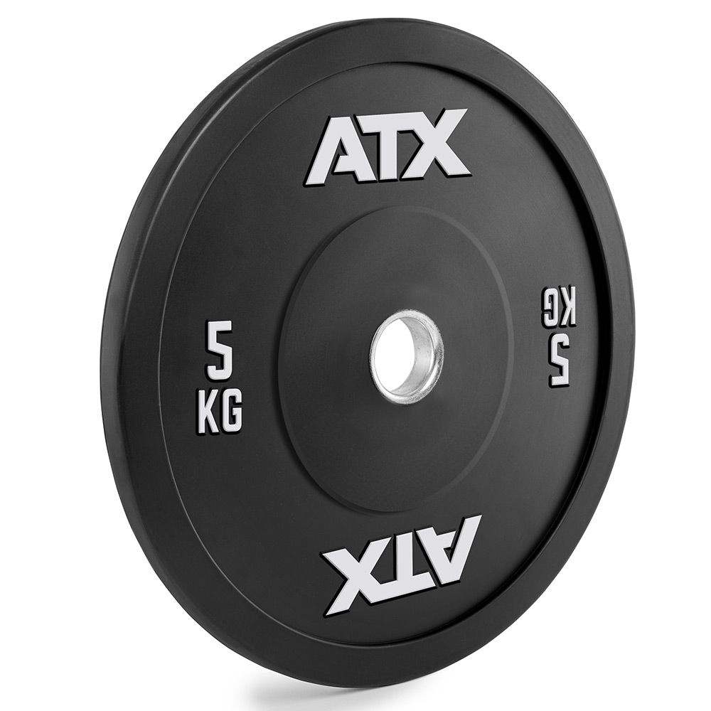 Gym Bumper Plate helgummi 50 mm 5 kg side
