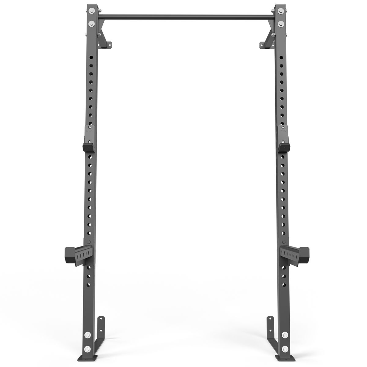 Montert Half Rack 210 cm, 60x60 mm ramme med vektstang
