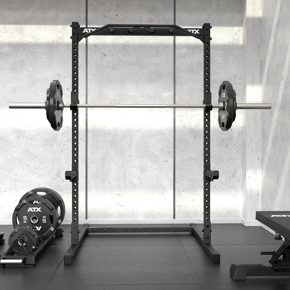 Half Rack 510 høyde 195 cm belastning 500 kg Series 500 sideprofil