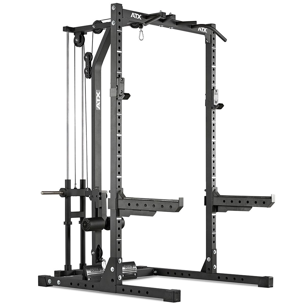 Half Rack 620 komplettsystem med lat pulldown plate load - ATX forfra