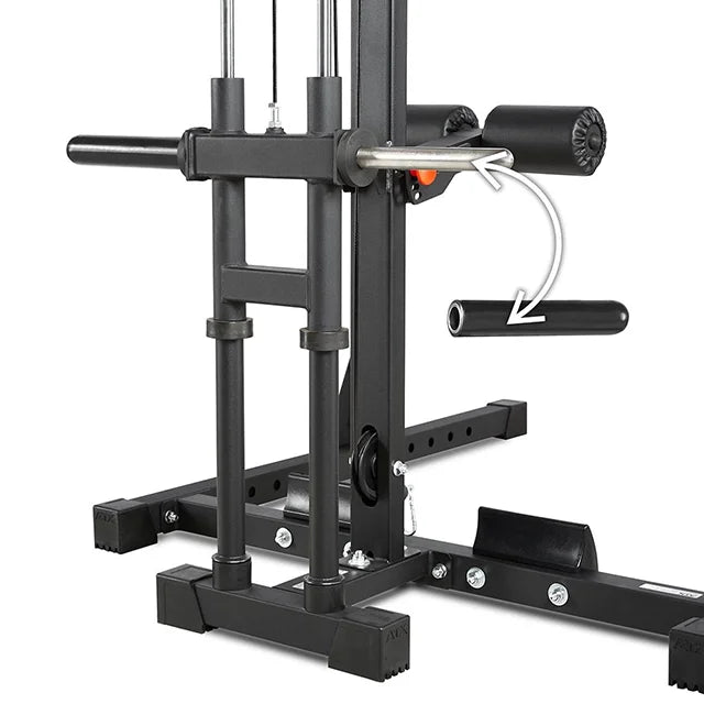 Half Rack 620 komplettsystem med lat pulldown plate load - ATX med vektstang