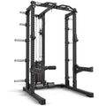Half Rack 780 med extension og lat pulldown vektstabel forfra
