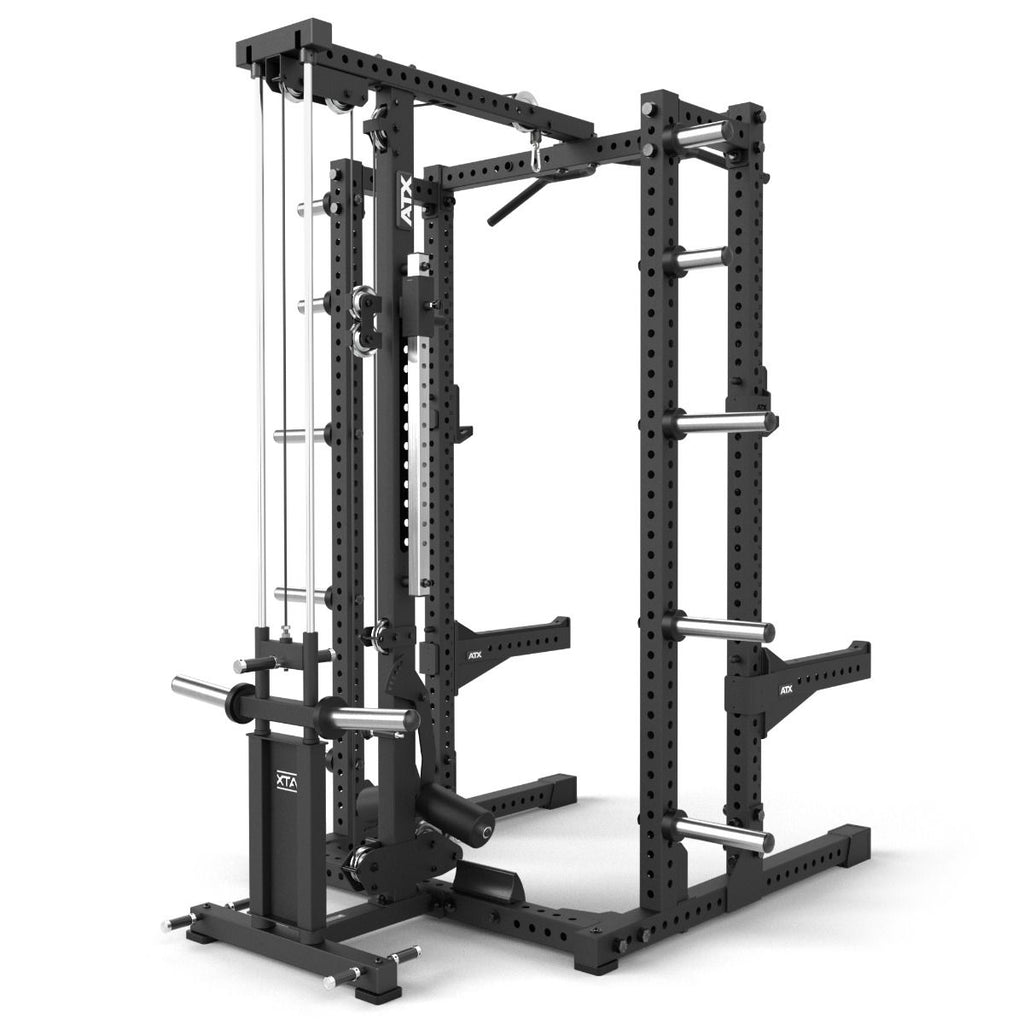 Sidevisning av Half Rack 780 komplettstasjon med extension