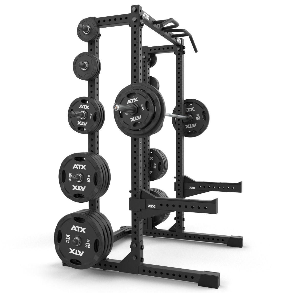 Montert Half Rack 780 med utvidelse 129 kg 70x70 mm ramme