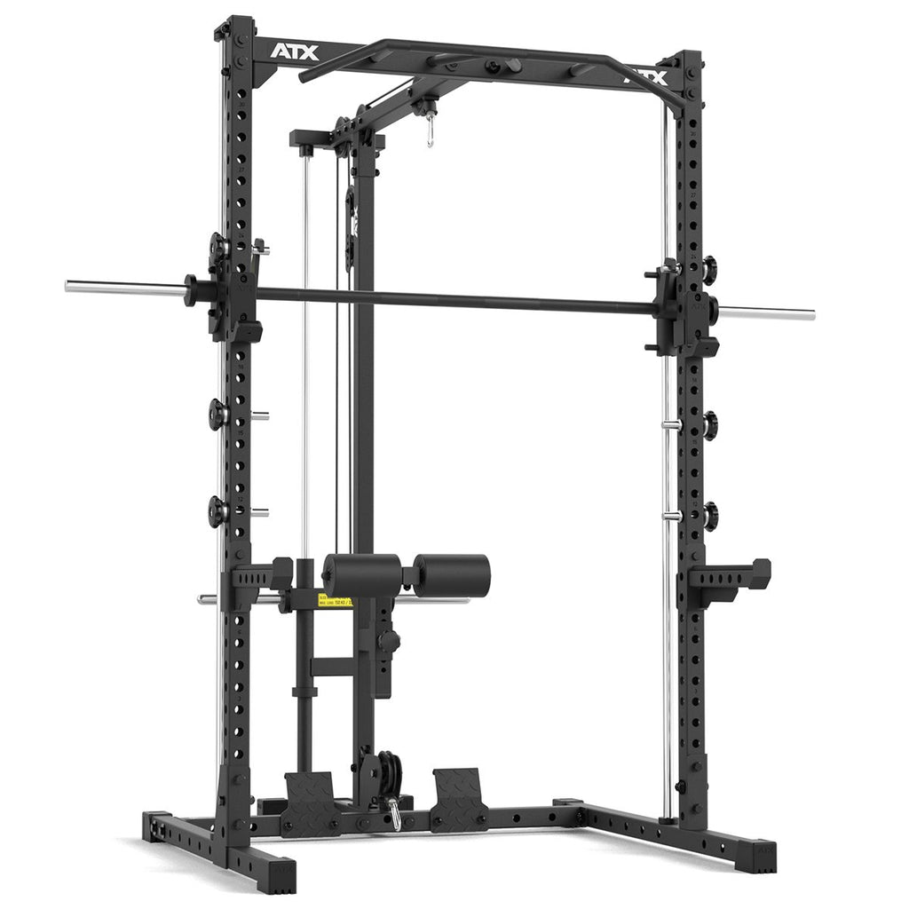 Half Rack komplettsett 510 med lat pulldown plate load front