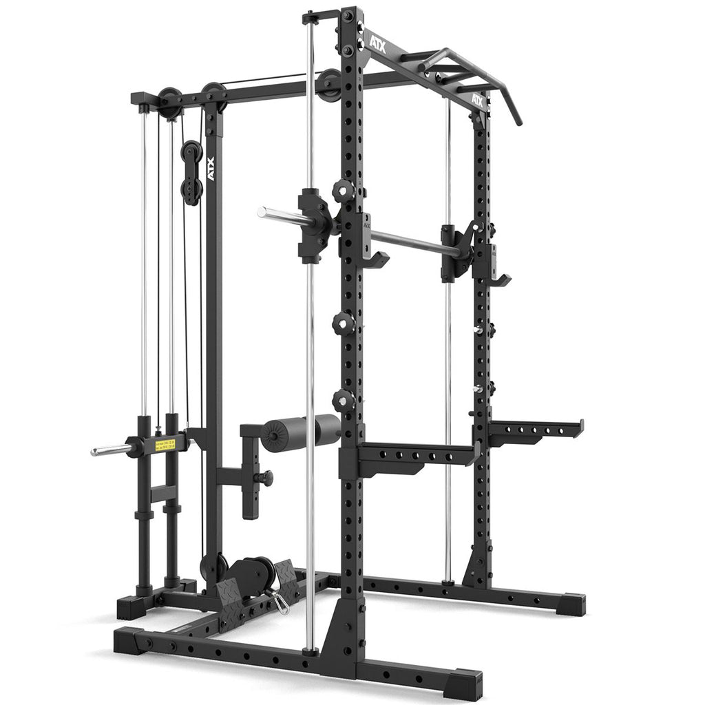 Montert Half Rack komplettsett 510 med lat pulldown plate load