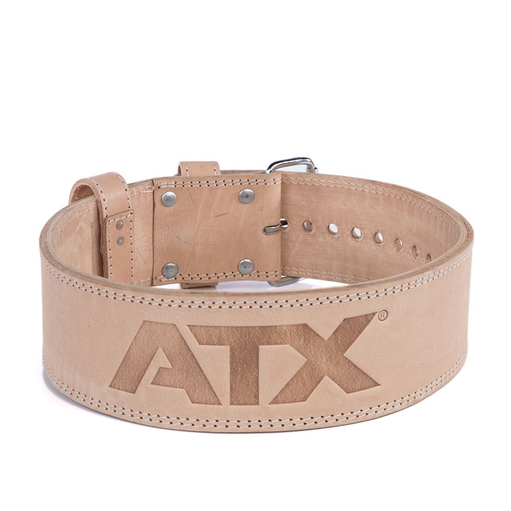 Heavy Weight Lifting Belt ekte lær 10,5 cm str. XL forfra