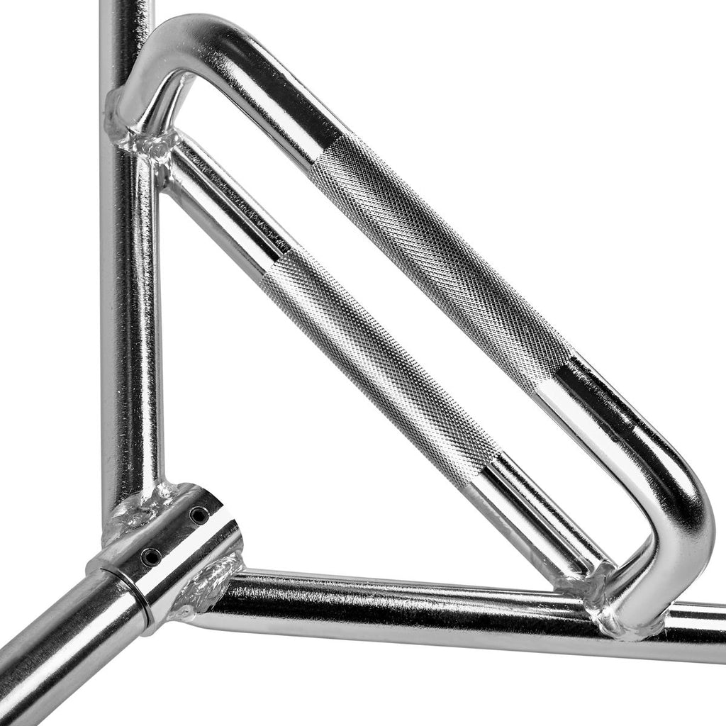 Hex Bar 30 mm forkrommet 23 kg maks 250 kg detalj grep