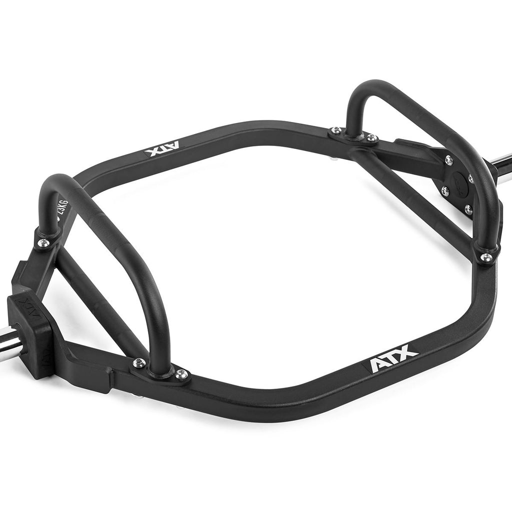 Hex Bar XL 23 kg maks 300 kg gripdiameter 32 mm bakside