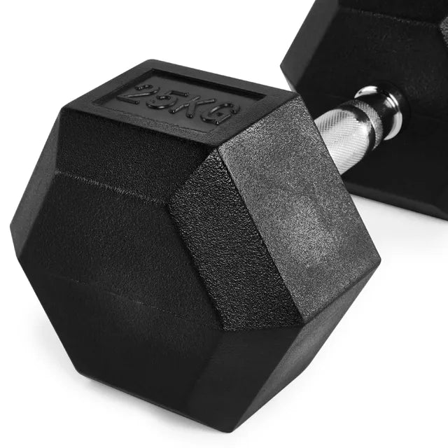 Hex dumbbell med gummibelegg 2,5 kg - Megafitness Shop