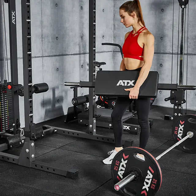 Hip Thrust rackable 200 kg belastning B-vare montert
