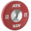 HQ Bumper Plates weightlifting internasjonal fargekode 450 mm forfra
