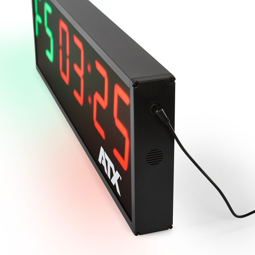 Detalj av Intervalltimer large 640 x 200 mm aluminium/glass