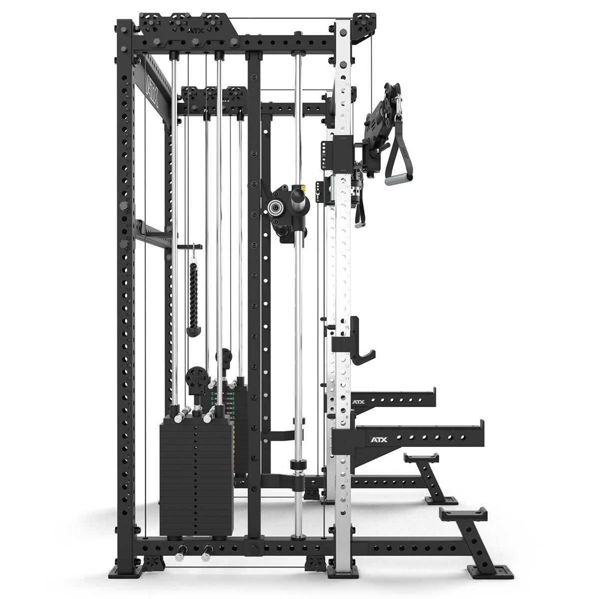 J-Hooks på Rack med kabelstasjon og Smith Machine