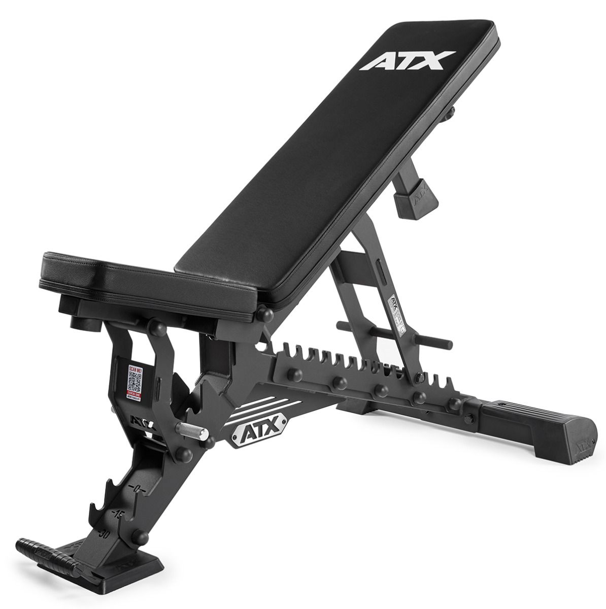 Sideprofil av justerbar treningsbenk FID-102