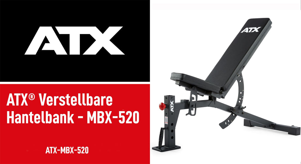 Justerbar treningsbenk MBX-520 350 kg 9-pos ryggstøtte detalj av justering