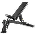 Justerbar treningsbenk Ultimate PU 500 kg 14 posisjoner forfra
