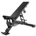 Justerbar treningsbenk Warrior PU 500 kg 48 kg forfra