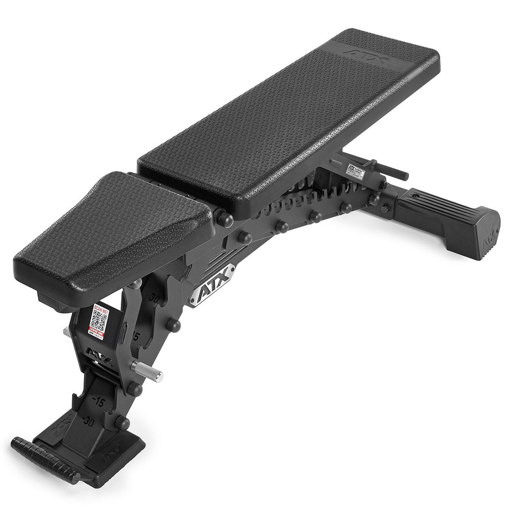 Justerbar treningsbenk Warrior PU 500 kg 48 kg bakside