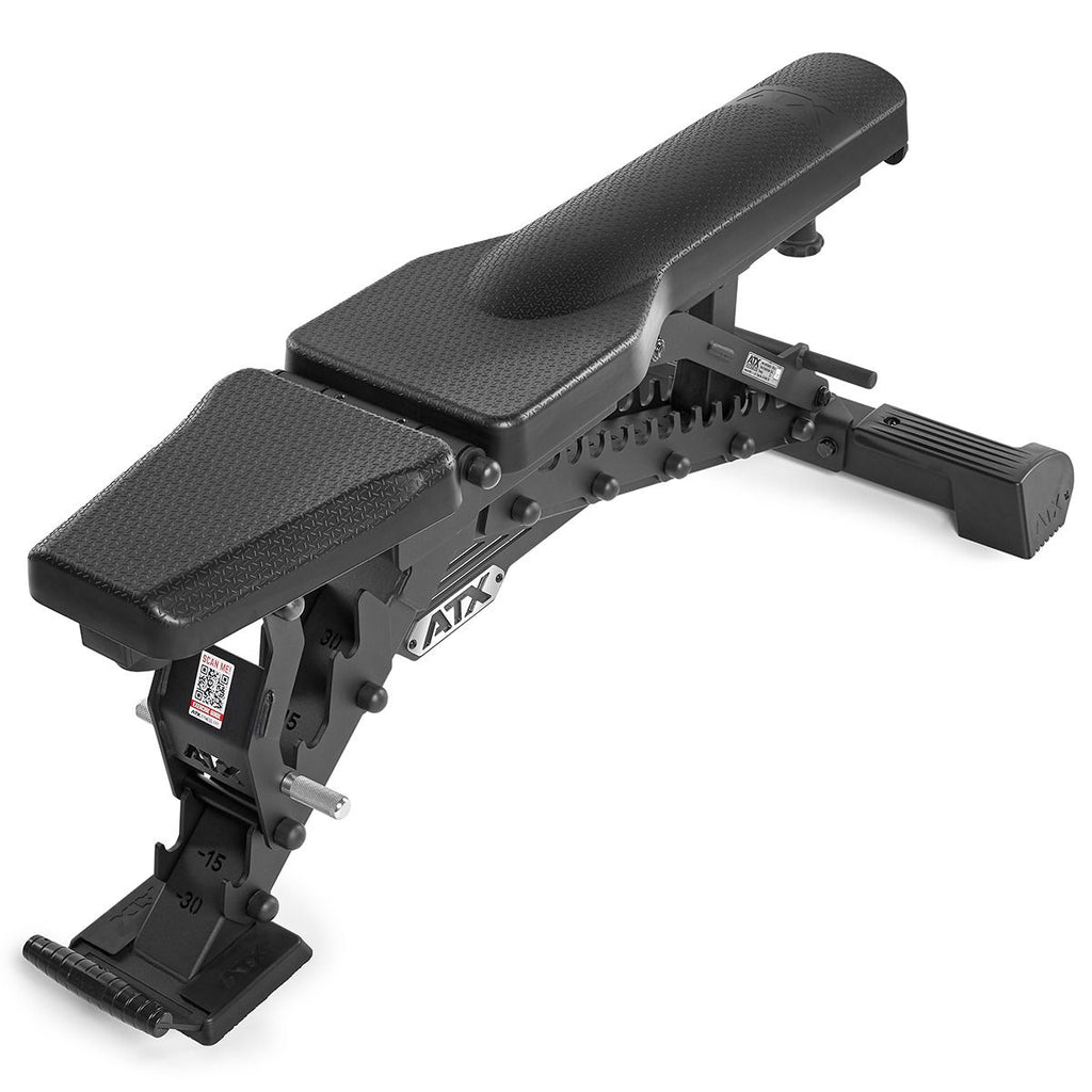 Justerbar treningsbenk Warrior Slim 500 kg bakside