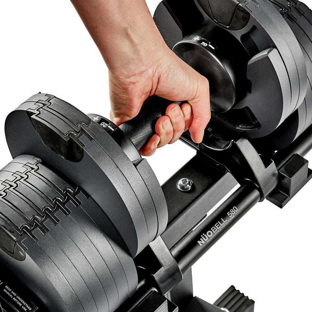Justerbare håndvekter Nüobell® Heavy Weight sideprofil