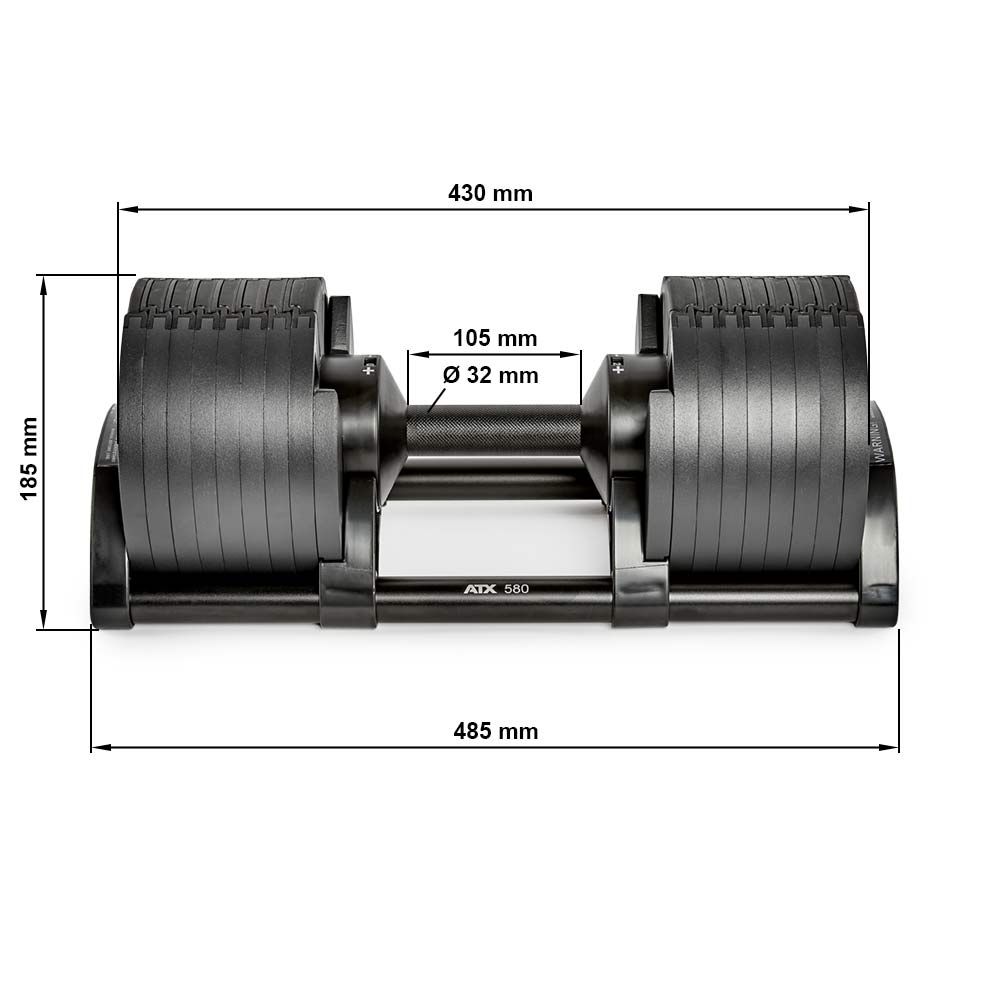 Justerbare håndvekter Nüobell® Heavy Weight i bruk