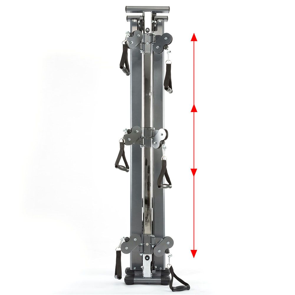 Kabelapparat med trinse 222 cm høyde 118 kg bruk