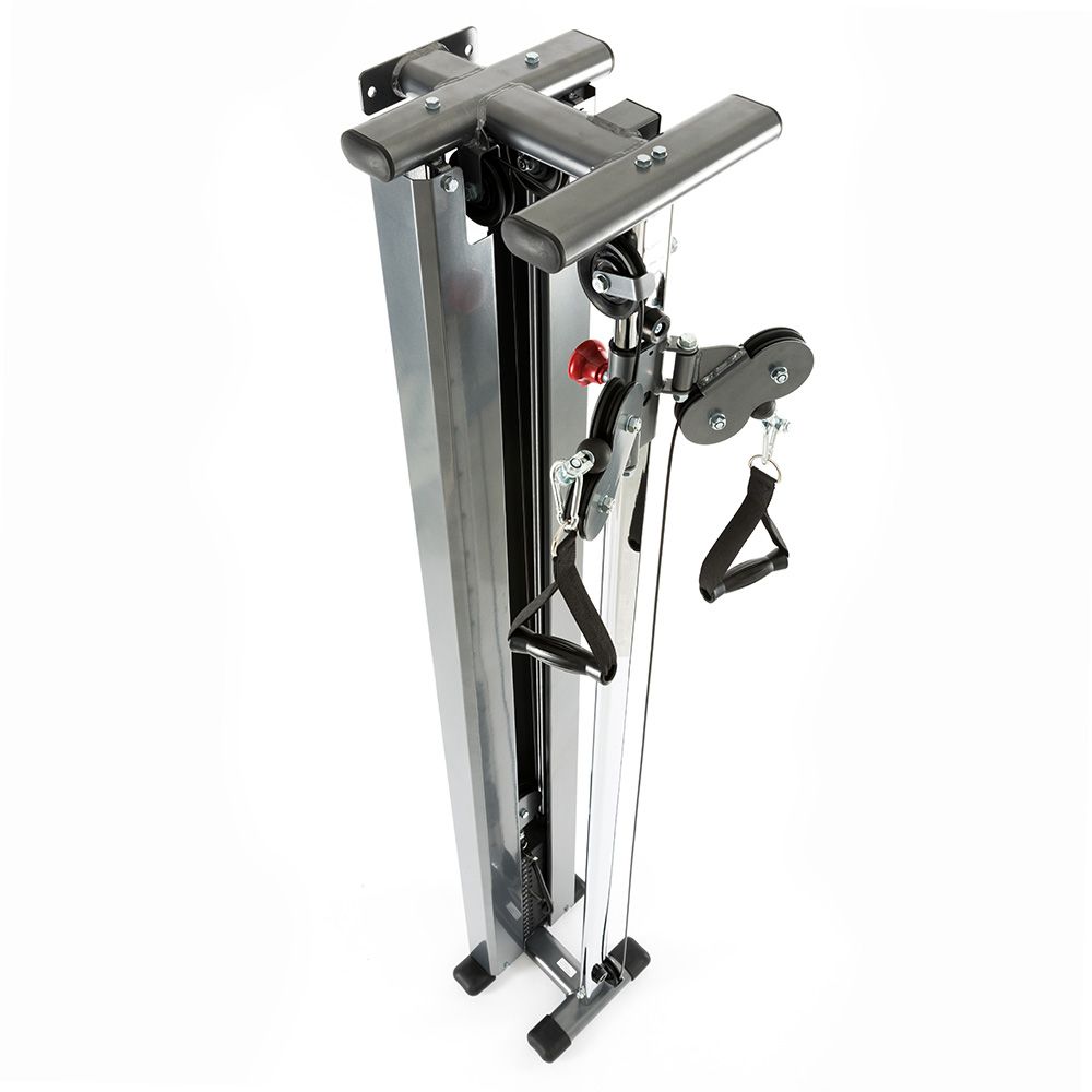 Kabelapparat med trinse 222 cm høyde 118 kg kabelsystem