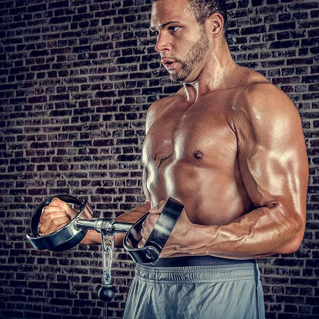 Kabelhåndtak med roterende feste 44 cm - Megafitness Shop