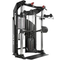 Kabeltrekkstasjon rack med 2 x 90 kg vektblokk forfra