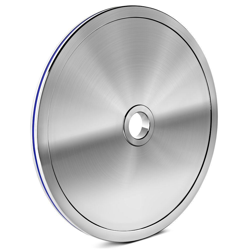 Kalibrert stålskive DYO 20 kg powerlifting 50 mm bakside