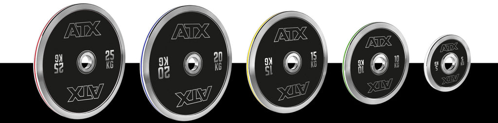 Kalibrert stålskive 20 kg powerlifting 50 mm ø449 mm bakside
